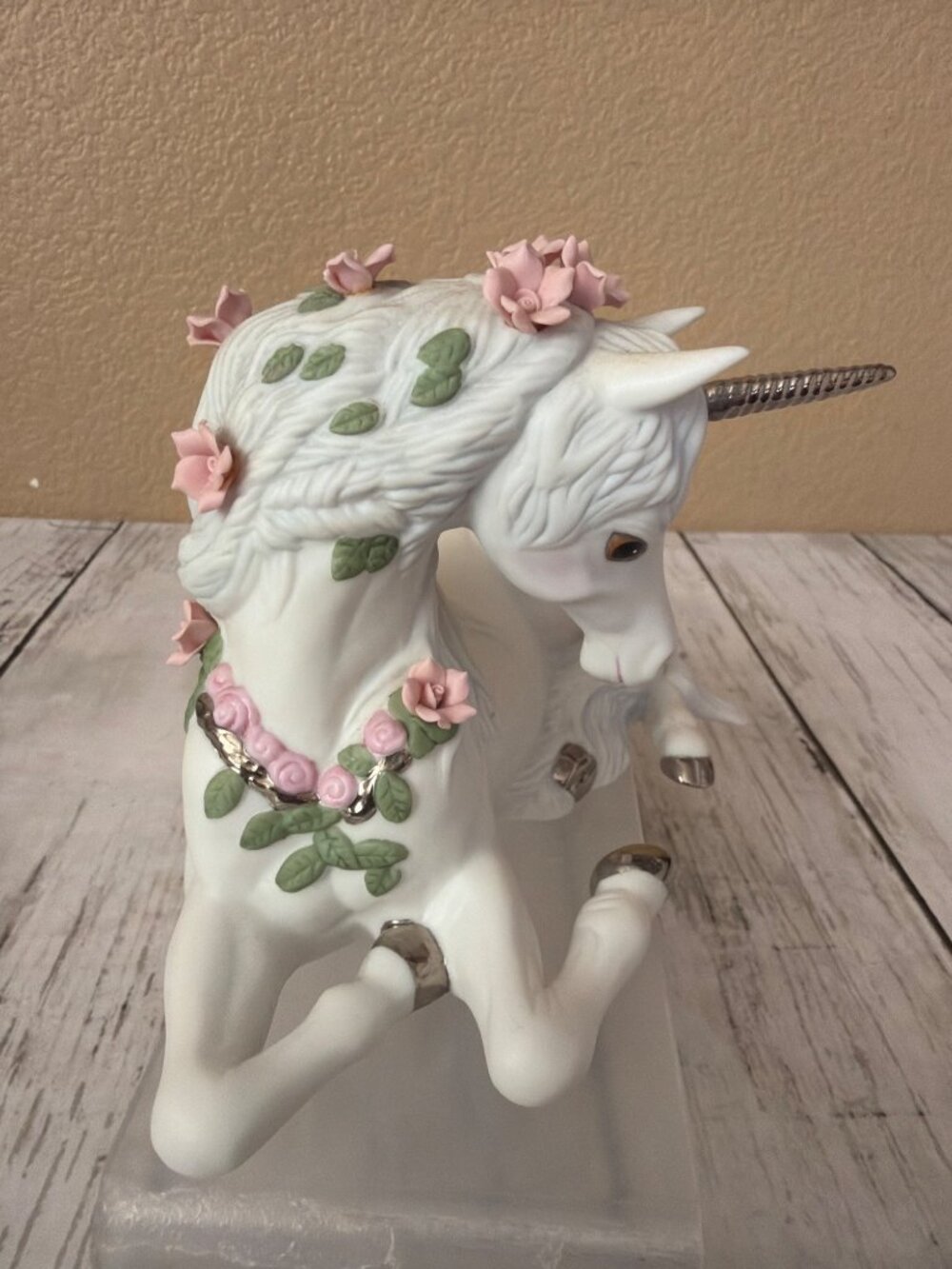 1990 Princeton Gallery Love’s Sweetness Unicorn Porcelain Figurine - No Box/COA - Picture 6 of 13
